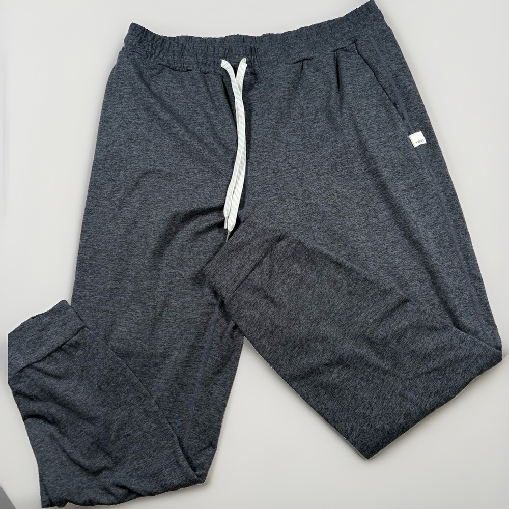 Vuori Womens Performance Jogger Charcoal Heather Grey DreamKnit Pants Size M